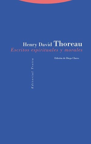 ESCRITOS ESPIRITUALES Y MORALES | 9788413642161 | THOREAU, HENRY DAVID | Galatea Llibres | Llibreria online de Reus, Tarragona | Comprar llibres en català i castellà online