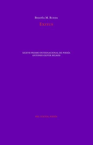 EXITUS | 9788419633880 | RUEDA, BEGOÑA M. | Galatea Llibres | Librería online de Reus, Tarragona | Comprar libros en catalán y castellano online