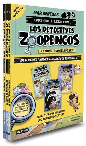 PACK APRENDE A LEER CON...LOS DETECTIVES ZOOPENCOS 1-3. ELIGE TU HISTORIA | 9788408285960 | BENEGAS, MAR | Galatea Llibres | Llibreria online de Reus, Tarragona | Comprar llibres en català i castellà online