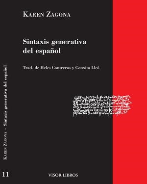 SINTAXIS GENERATIVA DEL ESPAÑOL | 9788475228921 | ZAGONA, KAREN | Galatea Llibres | Librería online de Reus, Tarragona | Comprar libros en catalán y castellano online