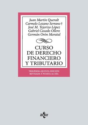 CURSO DE DERECHO FINANCIERO Y TRIBUTARIO 35ED | 9788430990504 | AA.VV | Galatea Llibres | Llibreria online de Reus, Tarragona | Comprar llibres en català i castellà online