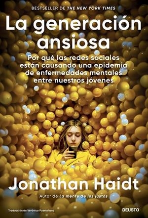 LA GENERACIÓN ANSIOSA | 9788423437290 | HAIDT, JONATHAN | Galatea Llibres | Llibreria online de Reus, Tarragona | Comprar llibres en català i castellà online