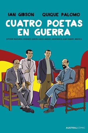 CUATRO POETAS EN GUERRA | 9788411615310 | GIBSON, IAN/PALOMO, QUIQUE | Galatea Llibres | Llibreria online de Reus, Tarragona | Comprar llibres en català i castellà online