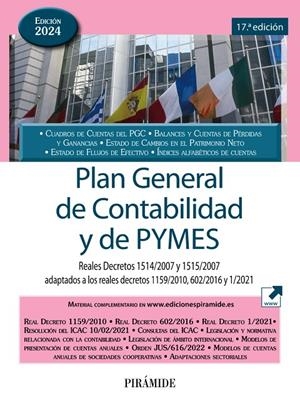 PLAN GENERAL DE CONTABILIDAD Y DE PYMES | 9788436849837 | Galatea Llibres | Librería online de Reus, Tarragona | Comprar libros en catalán y castellano online