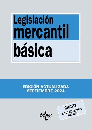 LEGISLACIÓN MERCANTIL BÁSICA 2024 | 9788430990993 | Galatea Llibres | Llibreria online de Reus, Tarragona | Comprar llibres en català i castellà online
