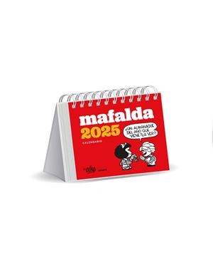 CALENDARIO ANILLAS MAFALDA 2025 ROJO | 9786316544377 | QUINO | Galatea Llibres | Librería online de Reus, Tarragona | Comprar libros en catalán y castellano online