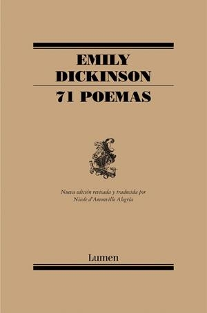 71 POEMAS | 9788426426956 | DICKINSON, EMILY | Galatea Llibres | Llibreria online de Reus, Tarragona | Comprar llibres en català i castellà online