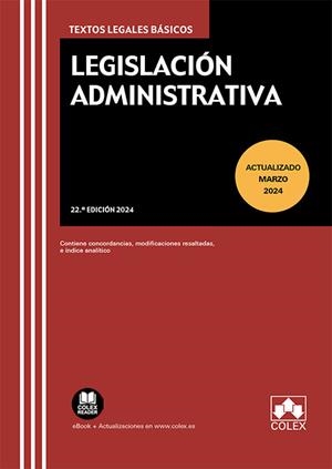 LEGISLACION ADMINISTRATIVA 2024 | 9788411943079 | Galatea Llibres | Llibreria online de Reus, Tarragona | Comprar llibres en català i castellà online