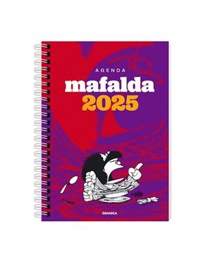 MAFALDA 2025, AGENDA PARA LA MUJER ANILLADA VIOLETA-ROJA | 9786316544391 | QUINO | Galatea Llibres | Llibreria online de Reus, Tarragona | Comprar llibres en català i castellà online