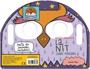 LA NIT. LLIBRE-MÀSCARA | 9788413898834 | ARRAZOLA, AMAIA | Galatea Llibres | Librería online de Reus, Tarragona | Comprar libros en catalán y castellano online