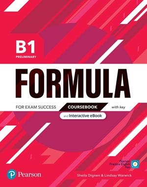 FORMULA B1 PRELIMINARY COURSEBOOK AND INTERACTIVE EBOOK WITH KEY | 9781292391335 | PEARSON EDUCATION | Galatea Llibres | Llibreria online de Reus, Tarragona | Comprar llibres en català i castellà online