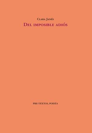 DEL IMPOSIBLE ADIÓS | 9788410309258 | JANÉS, CLARA | Galatea Llibres | Llibreria online de Reus, Tarragona | Comprar llibres en català i castellà online