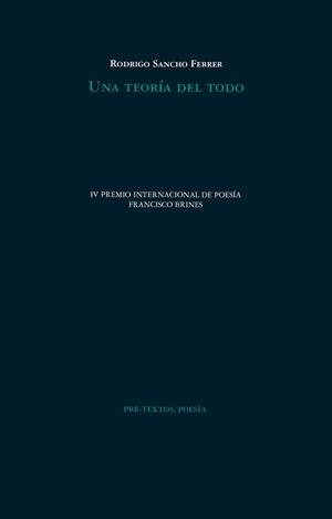 UNA TEORÍA DEL TODO | 9788410309241 | SANCHO FERRER, RODRIGO | Galatea Llibres | Llibreria online de Reus, Tarragona | Comprar llibres en català i castellà online
