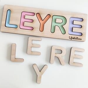 PUZZLE NOM FUSTA PERSONALITZAT | PUZZLENOM | T_FINSLALLUNA | Galatea Llibres | Librería online de Reus, Tarragona | Comprar libros en catalán y castellano online