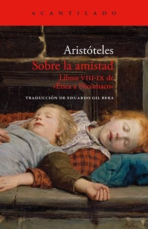 SOBRE LA AMISTAD | 9788419958457 | ARISTÓTELES | Galatea Llibres | Llibreria online de Reus, Tarragona | Comprar llibres en català i castellà online