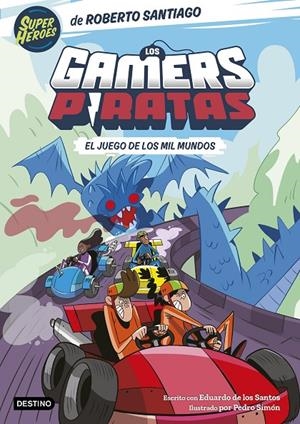 LOS GAMERS PIRATAS 5. EL JUEGO DE LOS MIL MUNDOS | 9788408297420 | SANTOS MOLINA, EDUARDO DE LOS | Galatea Llibres | Llibreria online de Reus, Tarragona | Comprar llibres en català i castellà online