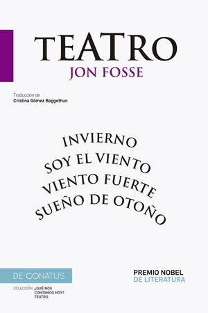 TEATRO | 9788410182097 | FOSSE, JON | Galatea Llibres | Librería online de Reus, Tarragona | Comprar libros en catalán y castellano online