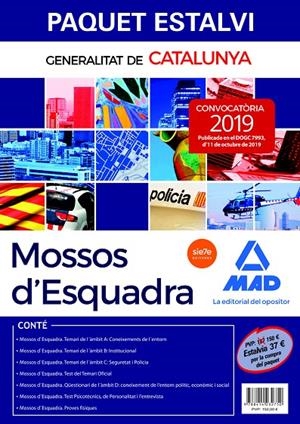 MOSSOS D'ESQUADRA PAQUET ESTALVI | 9788414232750 | VV.AA. | Galatea Llibres | Llibreria online de Reus, Tarragona | Comprar llibres en català i castellà online