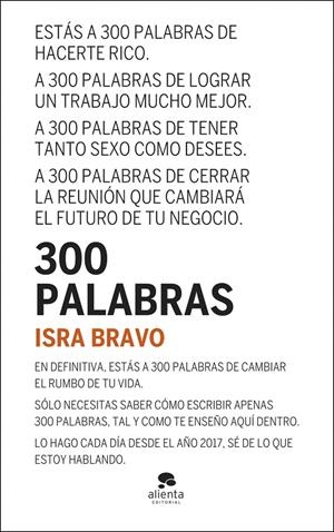 300 PALABRAS | 9788413443867 | BRAVO, ISRA | Galatea Llibres | Librería online de Reus, Tarragona | Comprar libros en catalán y castellano online
