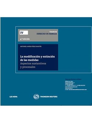 LA MODIFICACIÓN Y EXTINCIÓN DE LAS MEDIDAS (PAPEL + E-BOOK) | 9788498988000 | PÉREZ MARTÍN, ANTONIO JAVIER | Galatea Llibres | Librería online de Reus, Tarragona | Comprar libros en catalán y castellano online