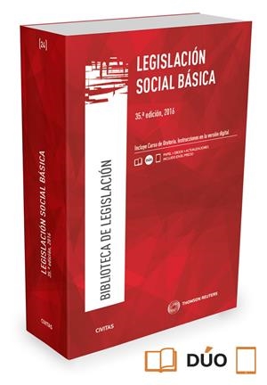 LEGISLACION SOCIAL BASICA 35ªEDICION | 9788491357704 | SEQUEIRA FUENTES, MARCIAL/SERRANO MARTíNEZ, JOSé E. | Galatea Llibres | Llibreria online de Reus, Tarragona | Comprar llibres en català i castellà online