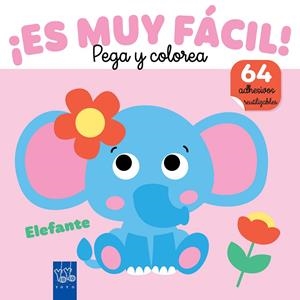 ES MUY FÁCIL! PEGA Y COLOREA. ELEFANTE | 9788408282402 | YOYO | Galatea Llibres | Librería online de Reus, Tarragona | Comprar libros en catalán y castellano online