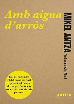 AMB AIGUA D'ARROS | 9788410255227 | ANTZA, MIKEL | Galatea Llibres | Librería online de Reus, Tarragona | Comprar libros en catalán y castellano online