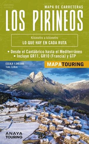 MAPA DE LOS PIRINEOS 1:340.000 | 9788491587682 | Galatea Llibres | Librería online de Reus, Tarragona | Comprar libros en catalán y castellano online