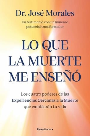 LO QUE LA MUERTE ME ENSEÑÓ | 9788410442450 | MORALES, JOSÉ | Galatea Llibres | Llibreria online de Reus, Tarragona | Comprar llibres en català i castellà online