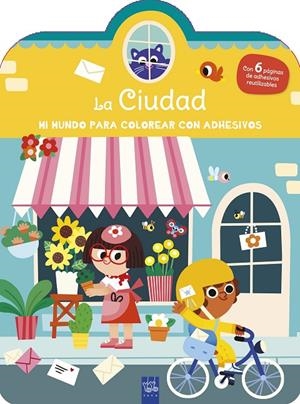 MI MUNDO PARA COLOREAR CON ADHESIVOS. LA CIUDAD | 9788408296850 | YOYO | Galatea Llibres | Llibreria online de Reus, Tarragona | Comprar llibres en català i castellà online