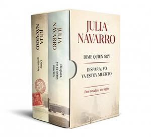 ESTUCHE JULIA NAVARRO (DIME QUIEN SOY DISPARA, YO YA ESTOY MUERTO) | 9788466378529 | NAVARRO, JULIA | Galatea Llibres | Librería online de Reus, Tarragona | Comprar libros en catalán y castellano online