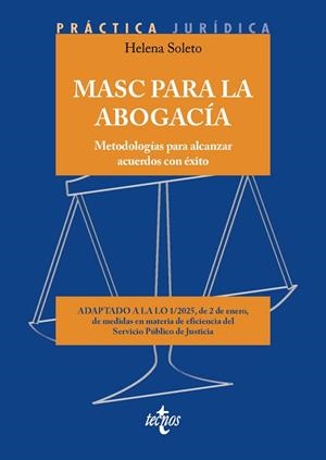 MASC PARA LA ABOGACÍA | 9788430992461 | SOLETO MUÑOZ, HELENA | Galatea Llibres | Llibreria online de Reus, Tarragona | Comprar llibres en català i castellà online