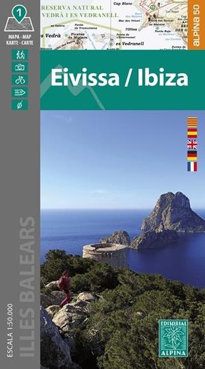 EIVISSA / IBIZA MAPA 1:50.000 | 9788470111655 | Galatea Llibres | Llibreria online de Reus, Tarragona | Comprar llibres en català i castellà online