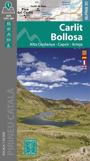 CARLIT BOLLOSA MAPA 1:30.000 | 9788470111709 | Galatea Llibres | Llibreria online de Reus, Tarragona | Comprar llibres en català i castellà online