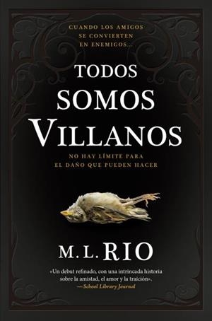 TODOS SOMOS VILLANOS | 9788419130587 | RIO, M.L. | Galatea Llibres | Llibreria online de Reus, Tarragona | Comprar llibres en català i castellà online
