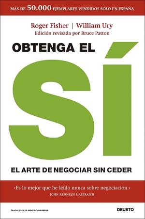 OBTENGA EL SÍ | 9788423439164 | URY, WILLIAM/FISHER, ROGER/PATTON, BRUCE | Galatea Llibres | Llibreria online de Reus, Tarragona | Comprar llibres en català i castellà online