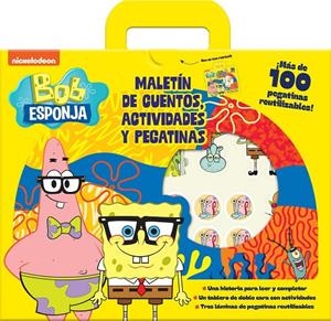 BOB ESPONJA. MALETÍN DE CUENTOS, ACTIVIDADES Y PEGATINAS | 9788408297215 | BOB ESPONJA | Galatea Llibres | Librería online de Reus, Tarragona | Comprar libros en catalán y castellano online