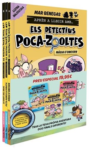 PACK APRÈN A LLEGIR AMB... ELS DETECTIUS POCA-ZOOLTES!  4,5 I 6 | 9791387782009 | BENEGAS, MAR | Galatea Llibres | Llibreria online de Reus, Tarragona | Comprar llibres en català i castellà online
