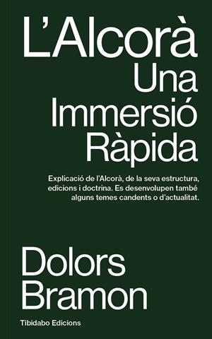 L'ALCORÀ. UNA IMMERSIÓ RÀPIDA | 9791387633127 | BRAMON, DOLORS | Galatea Llibres | Librería online de Reus, Tarragona | Comprar libros en catalán y castellano online