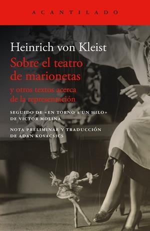 SOBRE EL TEATRO DE MARIONETAS | 9788419958648 | VON KLEIST, HEINRICH | Galatea Llibres | Llibreria online de Reus, Tarragona | Comprar llibres en català i castellà online