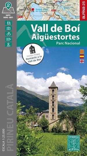 VALL DE BOÍ AIGUESTORTES MAPA 1:25.000 | 9788470111730 | Galatea Llibres | Llibreria online de Reus, Tarragona | Comprar llibres en català i castellà online