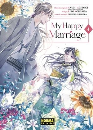 MY HAPPY MARRIAGE 4 | 9788467970357 | AGITOGI, AKUMI/KOHSAKA, RITO/TSUKIOKA, TSUKIHO | Galatea Llibres | Llibreria online de Reus, Tarragona | Comprar llibres en català i castellà online