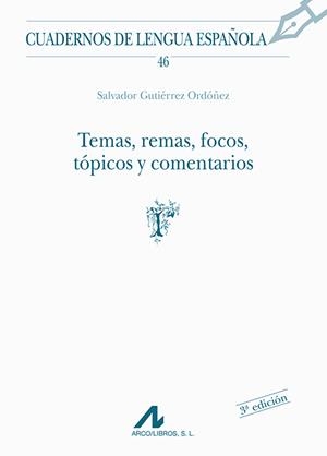 TEMAS, REMAS, FOCOS, TOPICOS Y COMENTARIOS | 9788476352687 | GUTIERREZ ORDOÑEZ, SALVADOR | Galatea Llibres | Llibreria online de Reus, Tarragona | Comprar llibres en català i castellà online