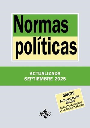NORMAS POLÍTICAS SEPTIEMBRE 2025 | 9788430993079 | Galatea Llibres | Llibreria online de Reus, Tarragona | Comprar llibres en català i castellà online