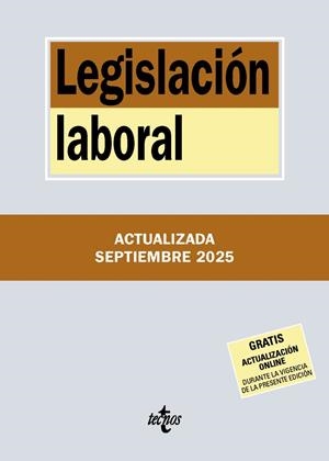 LEGISLACIÓN LABORAL SEPTIEMBRE 2025 | 9788430992973 | Galatea Llibres | Llibreria online de Reus, Tarragona | Comprar llibres en català i castellà online