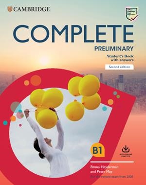 COMPLETE PRELIMINARY SECOND EDITION. STUDENT'S BOOK WITH ANSWERS WITH ONLINE PRA | 9781108525244 | MAY, PETER/HEYDERMAN, EMMA | Galatea Llibres | Llibreria online de Reus, Tarragona | Comprar llibres en català i castellà online