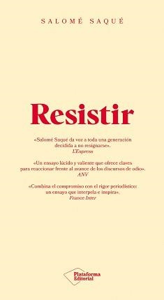 RESISTIR | 9791387813116 | SAQUÉ, SALOMÉ | Galatea Llibres | Llibreria online de Reus, Tarragona | Comprar llibres en català i castellà online