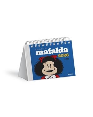 MAFALDA 2026, CALENDARIO ESCRITORIO AZUL | 9786316693198 | QUINO | Galatea Llibres | Llibreria online de Reus, Tarragona | Comprar llibres en català i castellà online