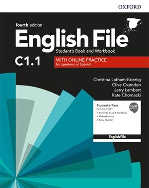 ENGLISH FILE 4TH EDITION C1.1. STUDENT'S BOOK AND WORKBOOK WITHOUT KEY PACK | 9780194037914 | VV.AA. | Galatea Llibres | Llibreria online de Reus, Tarragona | Comprar llibres en català i castellà online