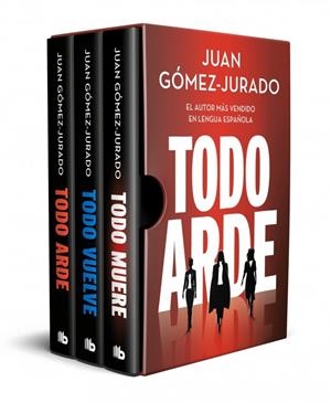 ESTUCHE TODO ARDE (CONTIENE: TODO ARDE | TODO VUELVE | TODO MUERE) | 9791387652241 | GÓMEZ-JURADO, JUAN | Galatea Llibres | Llibreria online de Reus, Tarragona | Comprar llibres en català i castellà online